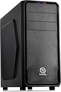 Thermaltake Versa H25 ATX Mid Tower Gaming Computer Case CA-1C2-00M1NN-00, Black