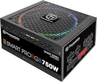 Thermaltake Smart Pro 750 W Fully Modular RGB Fan 80 Plus Power Supply Unit - Black