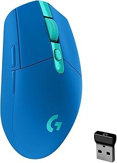 Logitech G305 LIGHTSPEED Wireless Gaming Mouse, HERO Sensor, 12,000 DPI, Lightweight, 6 Programmable Buttons, 250h Batter…