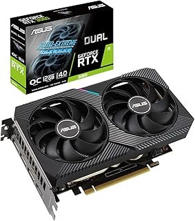 Asus nVidia GeForce DUAL-RTX3060-O12G-V2 RTX 3060 V2 12GB Graphic Card