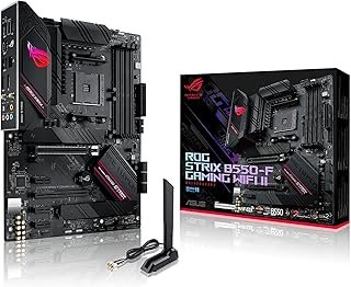 Asus ROG Strix B550-F Gaming WiFi II AMD AM4 (3rd Gen Ryzen) ATX Motherboard (PCIe 4.0,WiFi 6E, 2.5Gb LAN, BIOS Flashback,...