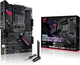 ASUS ROG Strix B550-F Gaming WiFi II ATX Gaming Motherboard, AMD B550, Socket AM4, DDR4, PCI 4.0, Intel LAN 2.5Gb, WiFi 6E...