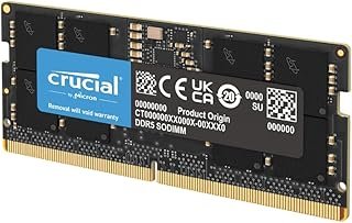 Crucial DDR5-4800 SODIMM CL40 (16Gbit) RAM, 16GB