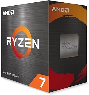 AMD Ryzen 7 5700X 8-Core, 16-Thread Unlocked Desktop Processor, Ceramic Gray