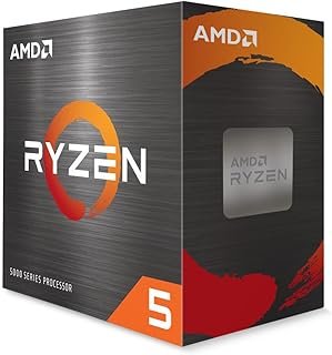 AMD Ryzen 5 5500 Desktop Processor (6-core/12-thread, 19 MB Cache, up to 4.2 GHz max Boost), Black