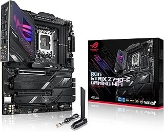 ASUS ROG Strix Z790-E Gaming WiFi 6E LGA 1700(Intel 14th,13th&12th Gen) ATX gaming motherboard(PCIe 5.0, DDR5,18+1 power s...