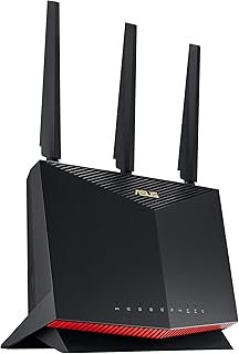 ASUS RT-AX86U Pro (AX5700) Dual Band WiFi 6 Extendable Gaming Router, 2.5G Port, Gaming Port, Mobile Game Mode, Port Forwa...