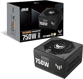 ASUS TUF Gaming 750W Gold (750 Watt, Fully Modular Power Supply, 80+ Gold Certified, ATX 3.0 Compatible, Military-grade Co…