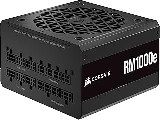 CORSAIR RM1000e (2023) Fully Modular Low-Noise ATX Power Supply - ATX 3.0 & PCIe 5.0 Compliant - 105°C-Rated Capacitors - ...