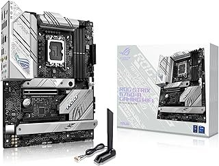 ASUS ROG Strix B760-A Gaming WiFi ATX Motherboard - Intel B760, DDR5, PCIe 5.0, WiFi 6E, Aura Sync RGB