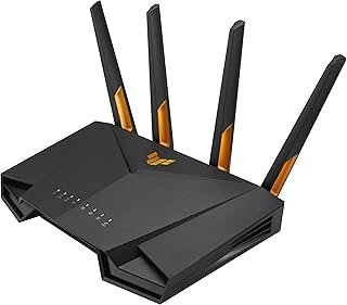 ASUS TUF Gaming AX4200 Dual Band WiFi 6 Gaming Router with Mobile Game Mode, 3 Steps Port Forwarding, 2.5Gbps Port, AiMesh...