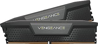 CORSAIR Vengeance RGB DDR5 32GB (2x16GB) DDR5 6000 (PC5-48000) C30 1.4V Intel XMP Memory - Black