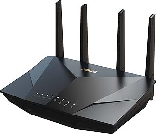 ASUS RT-AX5400 Dual Band WiFi 6 Extendable Router, Subscription-Free Network Security, Instant Guard, Advanced Parental Co...