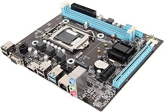 H81 Gaming Motherboard, for Intel LGA 1150 Dual Channel DDR3 PC Motherboard with High Speed M.2 Interface, I, O Interface...
