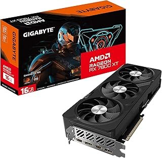 GIGABYTE Radeon RX 7800 XT Gaming OC 16G Graphics Card, 3X WINDFORCE Fans 16GB 256-bit GDDR6, GV-R78XTGAMING OC-16GD Video...