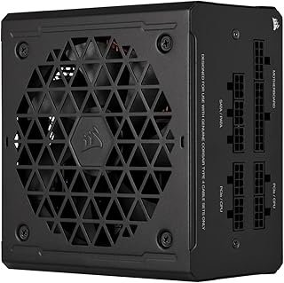 CORSAIR RM650 ATX 650W Fully Modular Power Supply – 80 Plus Gold Certified – Low Noise – Zero RPM Mode – EU – Black