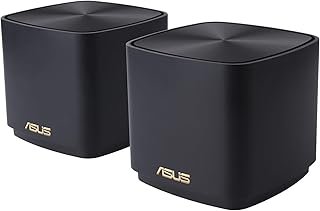 ASUS ZenWiFi XD4S AX1800 WiFi 6 Mesh Router (2 Pack), Coverage up to 4800 sq ft, Subscription-Free Network Security, Buil...