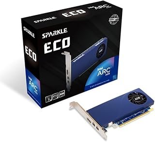 Sparkle Intel Arc A310 ECO, 4GB GDDR6, 50W TBP, Low-Profile, Single Fan, Single Slot, HDMI x1, Mini DisplayPort x2, SA310L-4G