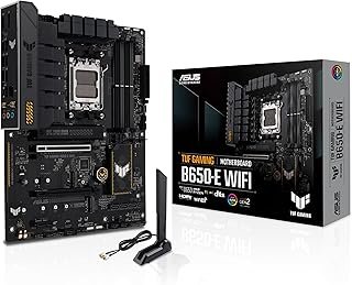 Asus TUF Gaming B650-E WiFi, AMD B650, AM5, ATX, 4 DDR5, HDMI, DP, Wi-Fi 6E, 2.5G LAN, PCIe4, 3X M.2