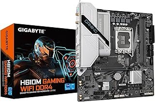 Gigabyte H610M Gaming WF DDR4 Motherboard - Supports Intel Core 14th CPUs, 6+1+1 Hybrid Digital VRM, up to 3200MHz DDR4, 2...