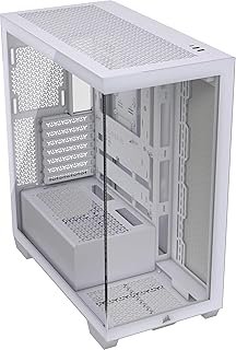 CORSAIR 3500X Mid-Tower ATX PC Case – Panoramic Tempered Glass – Reverse Connection Motherboard Compatible – No Fans Inclu...