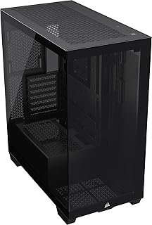 CORSAIR 3500X Mid-Tower ATX PC Case – Panoramic Tempered Glass – Reverse Connection Motherboard Compatible – No Fans Inclu...