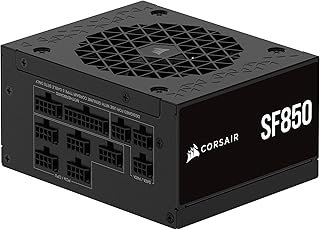 CORSAIR SF850 (2024) Fully Modular Low Noise 80 Plus Platinum ATX Power Supply – ATX 3.0 Compliant – PCIe 5.0 Ready – SFX-…