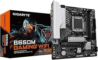 Gigabyte B650M Gaming WiFi Motherboard, B650 Chipset, AMD AM5, mATX, DDR5