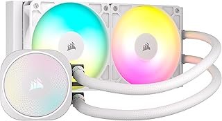 CORSAIR Nautilus 240 RS ARGB Liquid CPU Cooler – 240mm AIO – Low-Noise – Direct Motherboard Connection – Daisy-Chain – Int...