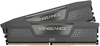 CORSAIR Vengeance DDR5 RAM 32GB (2x16GB) 6400MHz CL36-48-48-104 1.35V AMD Expo Intel XMP 3.0 Desktop Computer Memory – Gre...